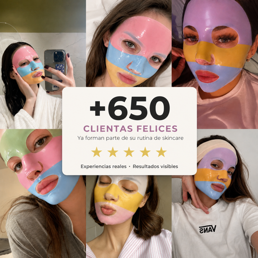 Pack Mascarillas Coreanas 10X Ácido Hialurónico + Colágeno