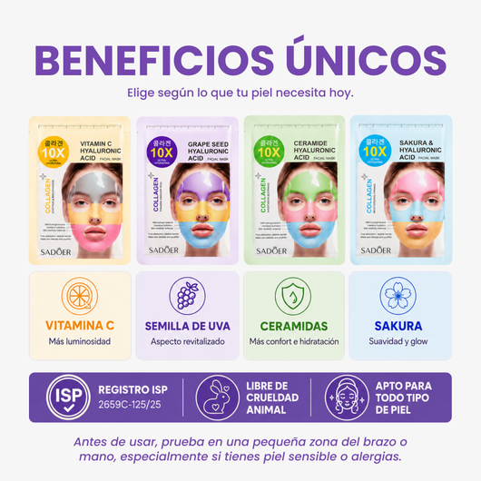 Mascarilla Facial de Hidrogel